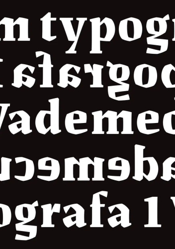 Okładki książek z cyklu Vademecum typografa