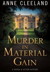 Okładka książki Murder in Material Gain Anne Cleeland
