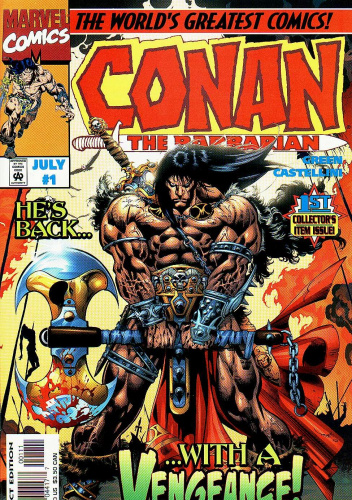 Okładki książek z cyklu Conan the Barbarian Vol 2