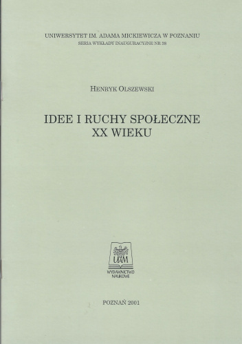Okładki książek z cyklu Uniwersytet im. Adama Mickiewicza w Poznaniu Seria Wykłady Inauguracyjne
