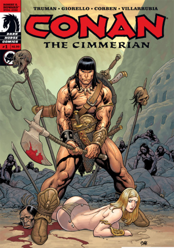 Okładki książek z cyklu Conan The Cimmerian