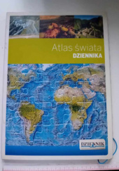 Okładka książki Atlas świata Dziennika 24 zeszyty + teczka praca zbiorowa