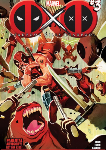 Okładki książek z cyklu Deadpool Kills Deadpool (2013)