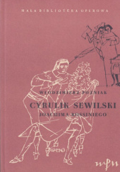 Okładka książki "Cyrulik sewilski" J. Rossiniego Włodzimierz Poźniak
