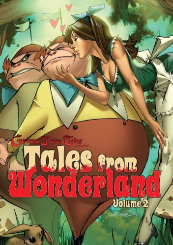 Okładki książek z cyklu Tales from Wonderland