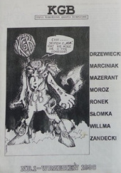Okładka książki KGB #1 Tomasz Marciniak, Jakub Mazerant, Mariusz Moroz, Hubert Ronek, Bartosz Słomka, Willma, Łukasz Zandecki