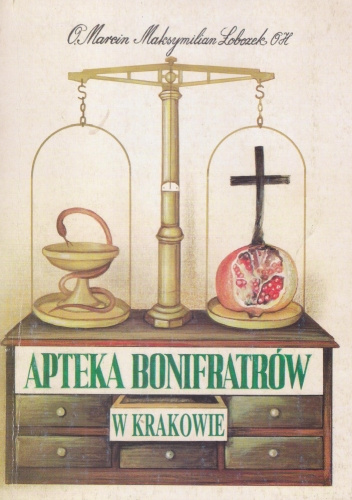Okładki książek z cyklu Apteki bonifratrów w Polsce