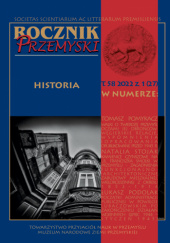 Rocznik Przemyski. Historia, 1 (27) 2022