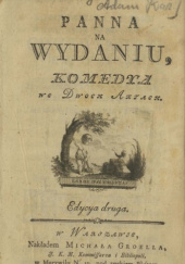 Okładka książki Panna na wydaniu Adam Kazimierz Czartoryski