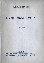 Okładka książki Symfonja życia Klaus Mann