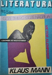 Okładka książki Literatura. Miesięcznik, nr 9/1986 (48) Victor Klemperer, Klaus Mann, Redakcja miesięcznika Literatura