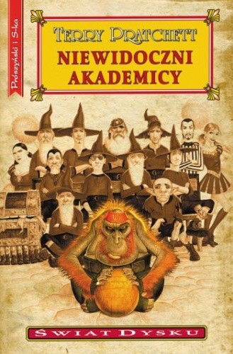 Okładka książki Niewidoczni Akademicy Terry Pratchett