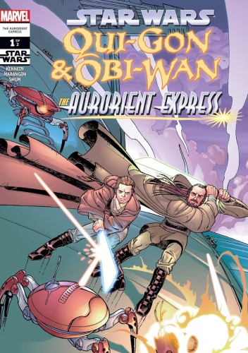Okładki książek z cyklu Star Wars: Qui-Gon & Obi-Wan - The Aurorient Express