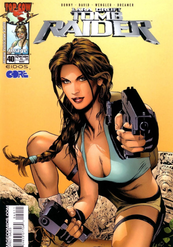 Okładki książek z cyklu Tomb Raider: The Series