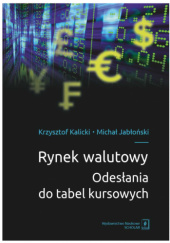 Okładka książki Rynek walutowy. Odesłania do tabel kursowych Michał Jabłoński, Krzysztof Kalicki