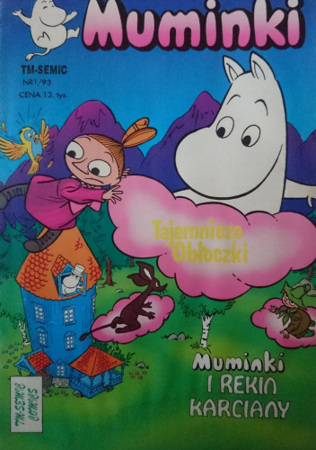 Okładki książek z cyklu Muminki TM-SEMIC
