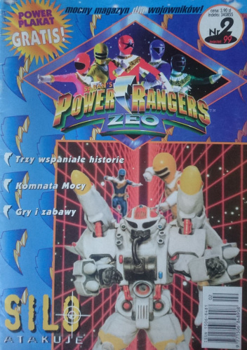 Okładki książek z cyklu Power Rangers TM-SEMIC