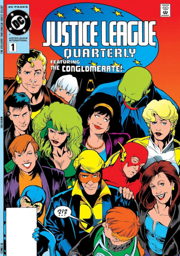 Okładki książek z cyklu Justice League Quarterly