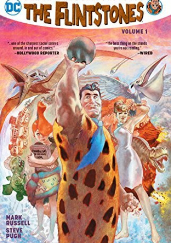 Okładki książek z cyklu Flintstones