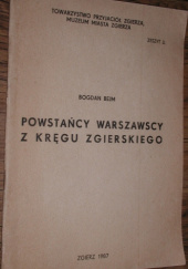 Okładka książki Powstańcy warszawscy z kręgu zgierskiego Bogdan Bejm