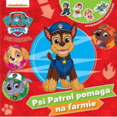 Okładka książki Psi Patrol. Opowiadania z naklejkami. Psi Patrol pomaga na farmie praca zbiorowa