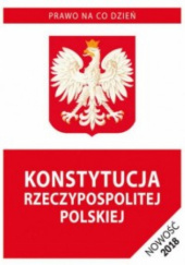 Okładka książki Konstytucja Reczypospolitej Polskiej Ustawodawca