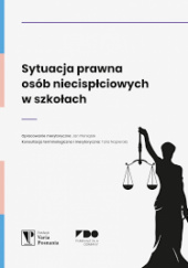 Okładka książki Sytuacja prawna osób niecispłciowych w szkołach Talia Napierała, Jan Pieniążek