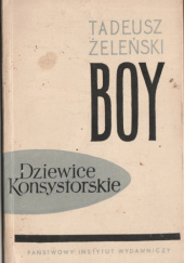 Okładka książki Dziewice konsystorskie Tadeusz Boy-Żeleński