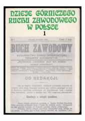 Okładka książki Dzieje górniczego ruchu zawodowego w Polsce. T. 1, (Do 1918 r.) Kazimierz Popiołek