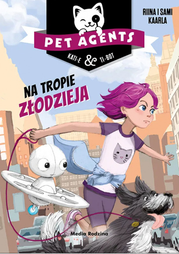 Okładki książek z cyklu Pet Agents