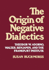 Okładka książki The Origin of Negative Dialectics Susan Buck-Morss