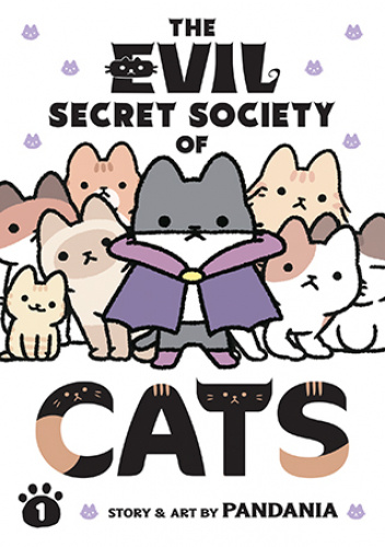 Okładki książek z serii The Evil Secret Society of Cats
