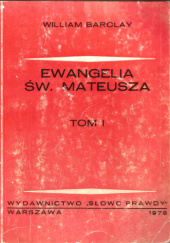 Okładka książki Ewangelia św. Mateusza. TOM I William Barclay