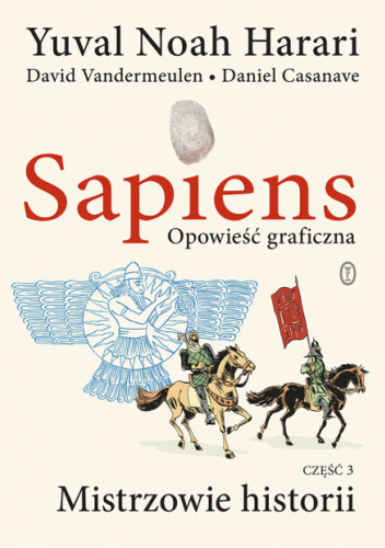 Okładki książek z cyklu Sapiens. Opowieść graficzna