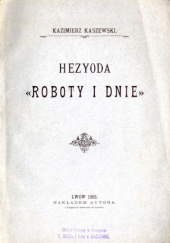 Okładka książki Roboty i dnie Hezjod z Beocji
