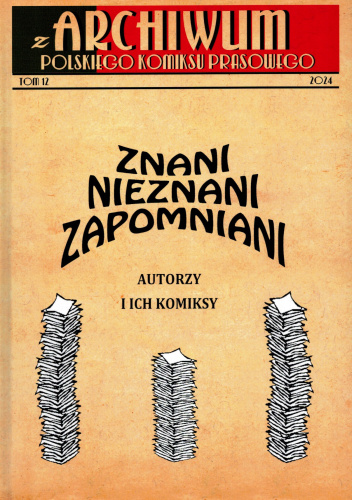 Okładki książek z cyklu Z archiwum polskiego komiksu prasowego
