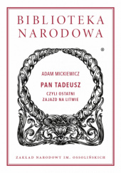 Okładka książki Pan Tadeusz Adam Mickiewicz