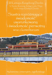Okładka książki Siastra rozróżniająca świadomość uwarunkowaną i świadomość pierwotną wraz z komentarzem Artur Przybysławski