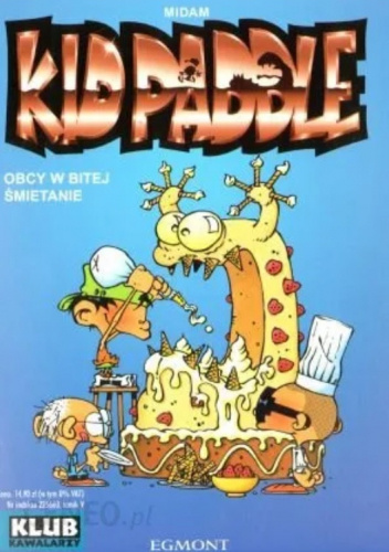 Okładki książek z cyklu Kid Paddle
