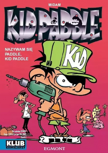 Okładki książek z cyklu Kid Paddle