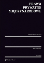 Okładka książki Prawo prywatne międzynarodowe Maksymilian Pazdan