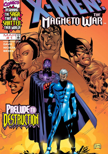 Okładki książek z cyklu X-Men: Magneto War