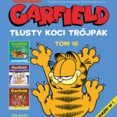 Okładka książki Garfield. Tłusty koci trójpak. Tom 16 Jim Davis