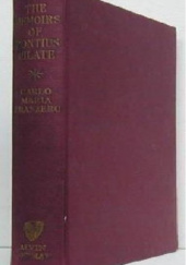 Okładka książki The Memoirs of Pontius Pilate. Carlo Maria Franzero