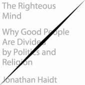 Okładka książki The Righteous Mind Jonathan Haidt