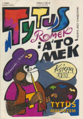 Okładka książki Tytus, Romek i A'Tomek. Księga XVIII. Tytus plastykiem Henryk Jerzy Chmielewski