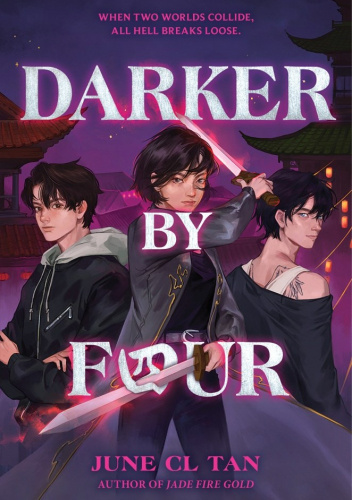 Okładki książek z cyklu Darker by Four