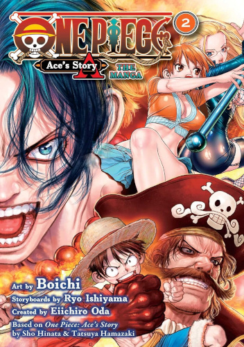 Okładki książek z cyklu One Piece: Ace's Story