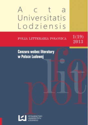 Okładki książek z serii Acta Universitatis Lodziensis. Folia Litteraria Polonica