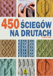 Okładka książki 450 ściegów na drutach praca zbiorowa